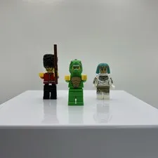LEGO Collectible Minifig Lot Lizard-Man Royal Guard Mummy Queen