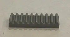 Lego 3743 1X4 Technic Gear Rack dark bluish gray x10