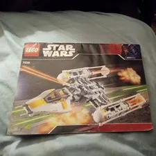 INSTRUCTION MANUAL ONLY LEGO Star Wars Y-Wing Fighter 7658 No Bricks