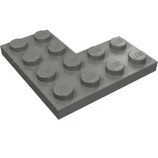 10x LEGO® Part 2639 - Plate 4 x 4 Corner