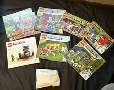 Used LEGO Minecraft lot all sets complete