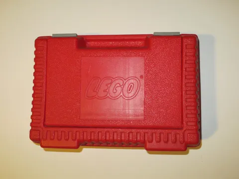 Vintage! LEGO Red Hard Carry Case Box, 1984 Made in USA, Travel Case, Storage