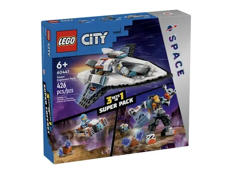 LEGO CITY: Space Explorers Pack 60441 New in Box Sealed 3 in 1 Retired