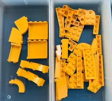 Lego Dark Orange Lot Plates Slicks Corners Wall 