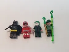 LEGO Batman Movie The Riddler Joker Calendar Man Minifigure Lot 