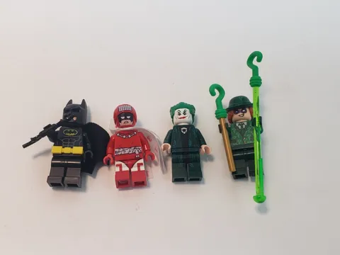 LEGO Batman Movie The Riddler Joker Calendar Man Minifigure Lot 