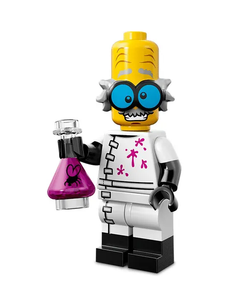 LEGO Monster Scientist Minifigure 71010 Monsters Series 14 New Sealed