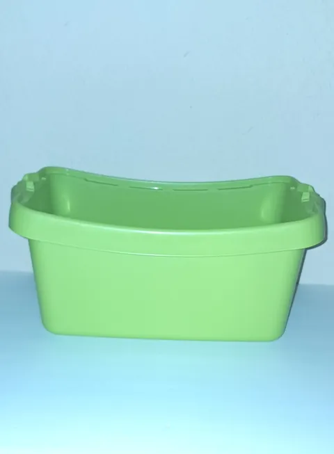 Authentic LEGO DUPLO Green Durable Plastic Toy Storage Box Container Empty