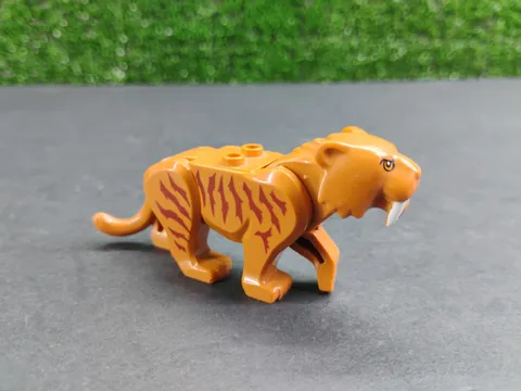 LEGO City Animals Saber-Toothed Tiger Figure 60193 & 60196 Sabretooth ZOO HTF