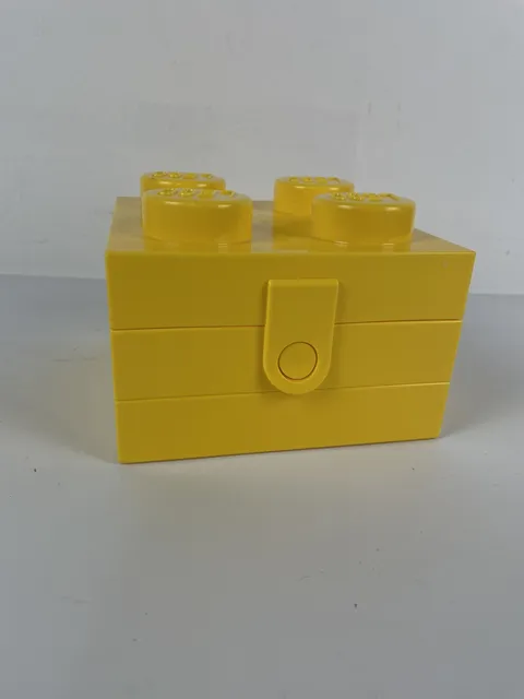 YELLOW LEGO BOX STORAGE BOX LUNCHBOX