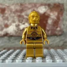 Lego C-3PO - Colorful Wires Pattern Minifigure Star Wars Episode 4/5/6 sw0365