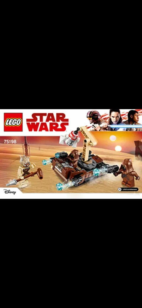 LEGO STAR WARS 75198 Tatooine Battle Pack *missing 1 Mini Fig* 