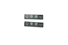 2 Lego® 9V RC TRAIN Railway Brick Tile Control Panel 4x1 BLUISH GREY