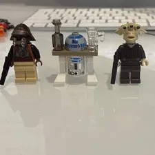 Jabas sail barge Lego Star Wars mini-figure lot of3 compete w weapons and  items