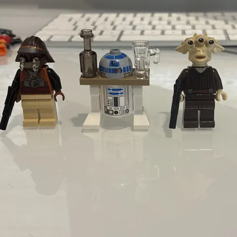 Jabas sail barge Lego Star Wars mini-figure lot of3 compete w weapons and  items
