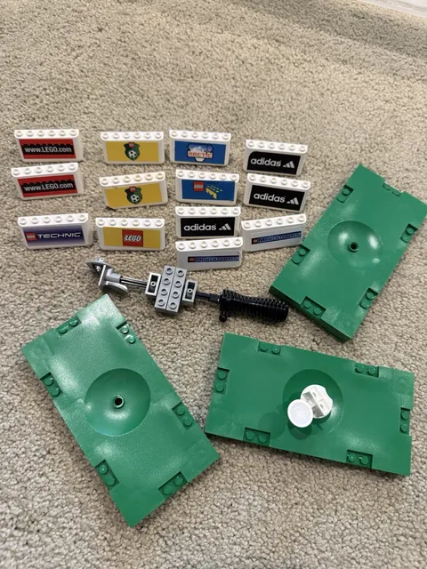 LEGO 3409 Championship Challenge Soccer Football Field Parts Lot