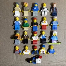 LEGO Minifigure Lot - Mixed City Space Classic Town People Owen Grady Parts LOT