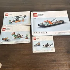 LEGO CITY 60368 Illustrated Instruction Manual Booklets 1,2,3,4