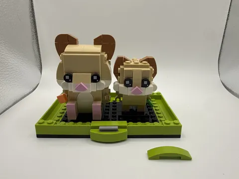 LEGO Brickheadz Pets Hamster 40482 (No Stickers)