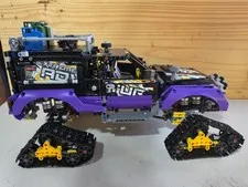 LEGO Technic Extreme Adventure 42069 Purple Tracked Vehicle 2382 Pieces