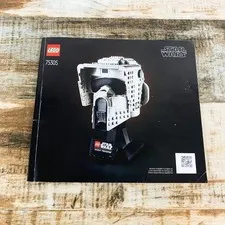 Lego Star Wars 75305 Scout Trooper Helmet - Instruction Manual ONLY