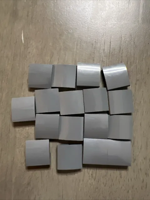 LEGO 15068 Dark Bluish Gray Slope, Curved 2 x 2 x 2/3 - 17 Pieces