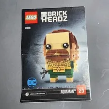 lego 41600 BrickHeadz Justice League Series 2 Aquaman - INSTRUCTIONS MANUAL ONLY