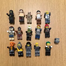 LEGO Mini figure lot w/ themes Ninjago, prince of Persia, space police and more