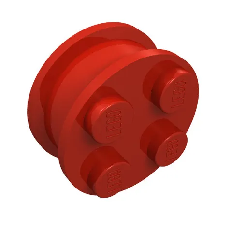 5x LEGO® Part 7039 - Wheel with 4 Studs and Metal Axle
