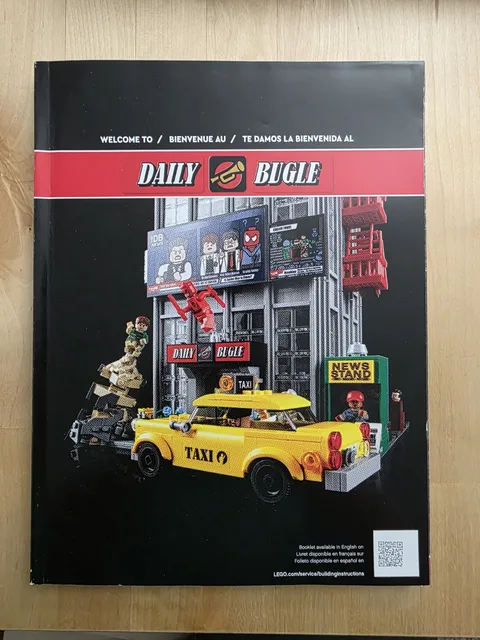 LEGO Marvel Daily Bugle Newspaper Office 76178 Instruction Booklet Used