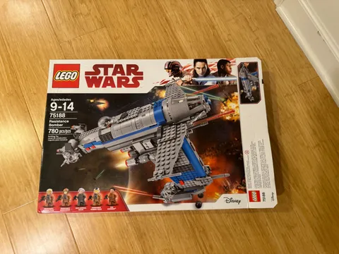 LEGO Star Wars Resistance Bomber 75188 mostly boxed