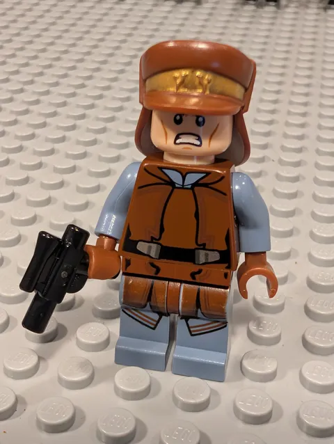 Lego Star Wars Minifigure SW0638 Naboo Security Officer Light Nougat Head