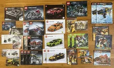 LEGO Technic Bionicle Hero Factory Manuals Lot Ferrari 488 GTE  NO PARTS