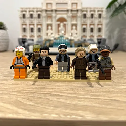 LEGO Star Wars Rebel Resistance Minifigure Lot 7 Luke Poe Sefla Troopers