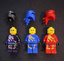 LEGO NINJAGO Cole DX Jay DX Kai DX minifigures