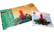 LEGO Seasonal 40743 Christmas Decoration BOX & BOOK ONLY ✨Ships Carefully & Flat