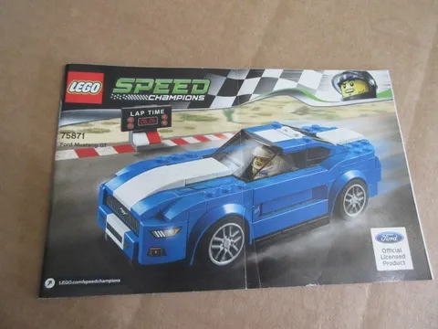 LEGO Speed Champions Ford Mustang GT 75871 manual 