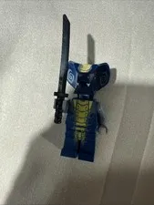 Lego Ninjago Minifigure Villain Slithraa Blue Snake Serpentine wth Weapon