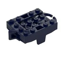 LEGO Vehicle Base 4x5 Roller Coaster Car Earth Blue w/ Wheels 26021c01 Lot Of 50