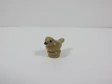 LEGO Dark Tan Bird w/ Black Eyes Animal Minifig S3