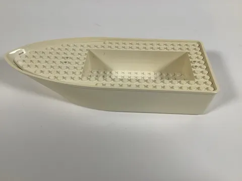Vintage LEGO White Boat Hull Floating Cabin Cruiser 4011