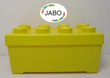 (R4/5) LEGO Storage Box, yellow storage box with lid