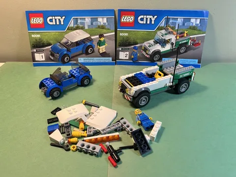 Incomplete For Parts Lego city: #60081 Pickup Tow Truck