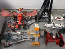 LEGOS!! ESTATE SALE LOT! ALL PRE BUILT AND READY TO GO! STAR WARS!! MARVEL!