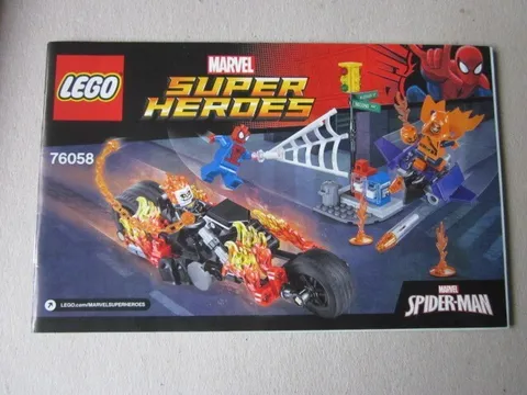 Lego 76058 Super Heroes Marvel Building Instructions Instruction Part, Part 1+2