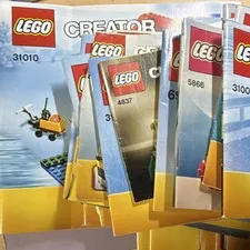 LEGO Creator Illustrated Instruction Manual Booklet Lot, Sets 31010 31006 5866