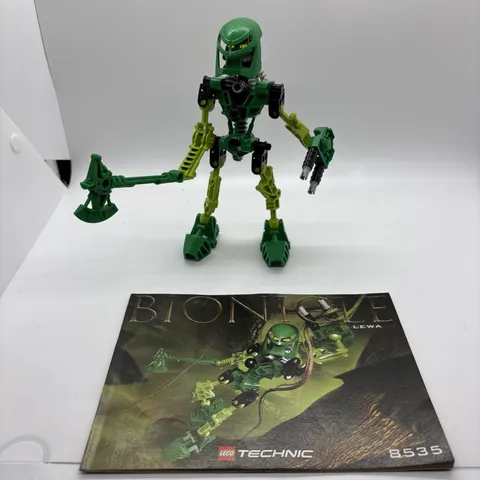 LEGO Bionicle Toa Mata : Lewa 8535 w/ Instructions ( No Canister)