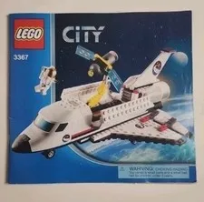 Official LEGO City Brand 3367 Space Shuttle Manual Instruction Book Only