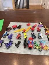 LEGO Bulk Lot Motorcycles Bikes Bicycles City Ninjago Vehicles Parts