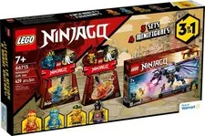 LEGO 66715 Ninjago Gift Set 3in1 Walmart Exclusive (71742, 70688, 70690) - New!